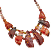 Jay King Multicolor African Rainbow Chalcedony Statement Necklace, 18"